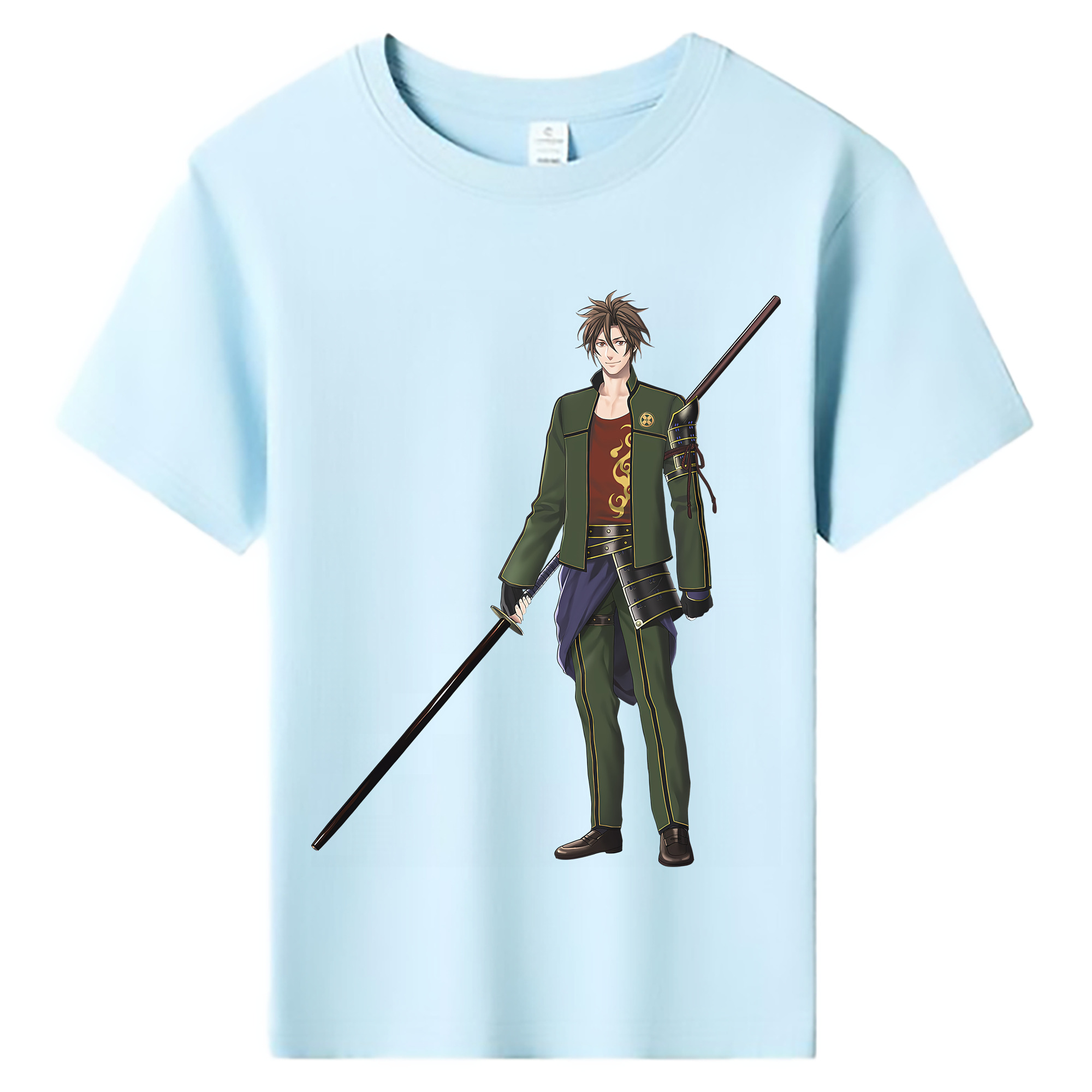（画像用） 刀剣乱舞 Touken Ranbu 綿100％キッズTシャツ（フロントプリント）